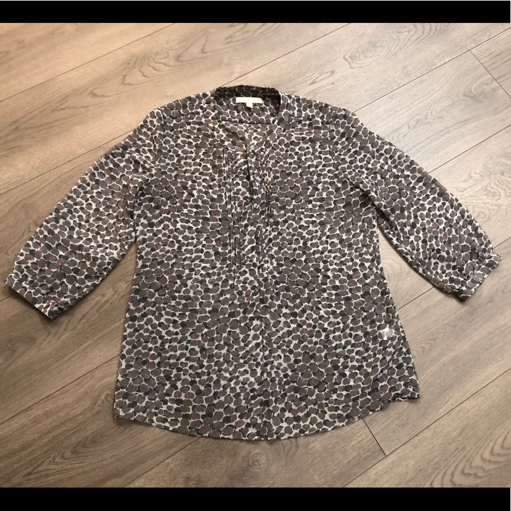 Banana Republic Sheer printed top